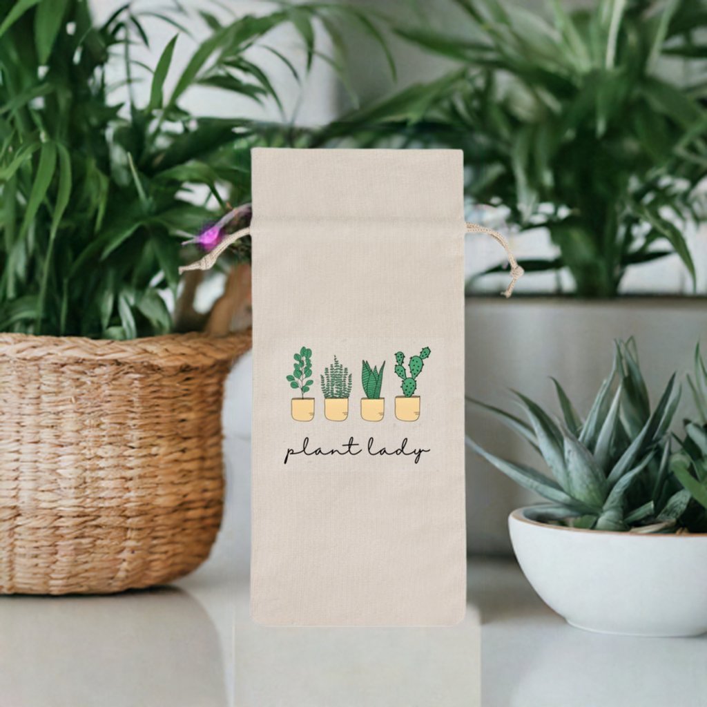 Celebration Wine Bag | Plant Lady | Tiny Zen Gardens - Tiny Zen Gardens