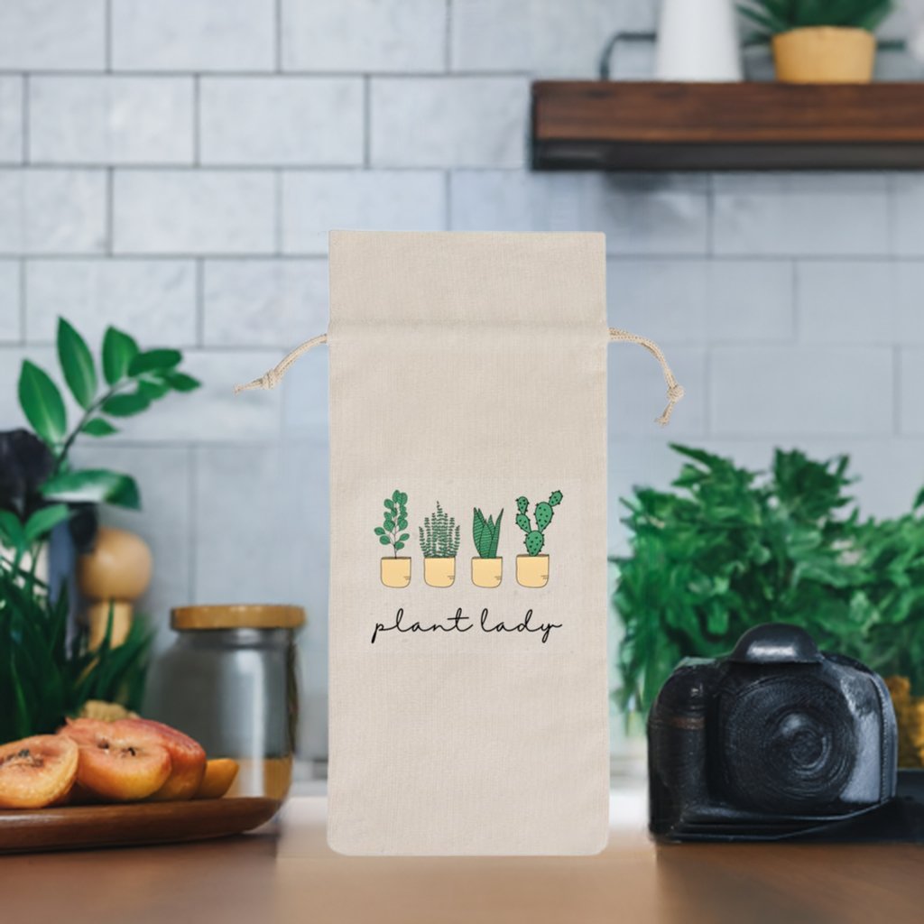 Celebration Wine Bag | Plant Lady | Tiny Zen Gardens - Tiny Zen Gardens