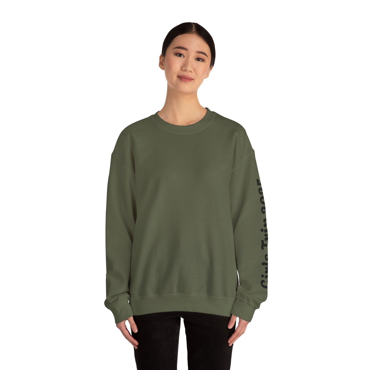 Crewneck Sweatshirt - Girls on the Loose Adventure Memories Celebration - Tiny Zen Gardens