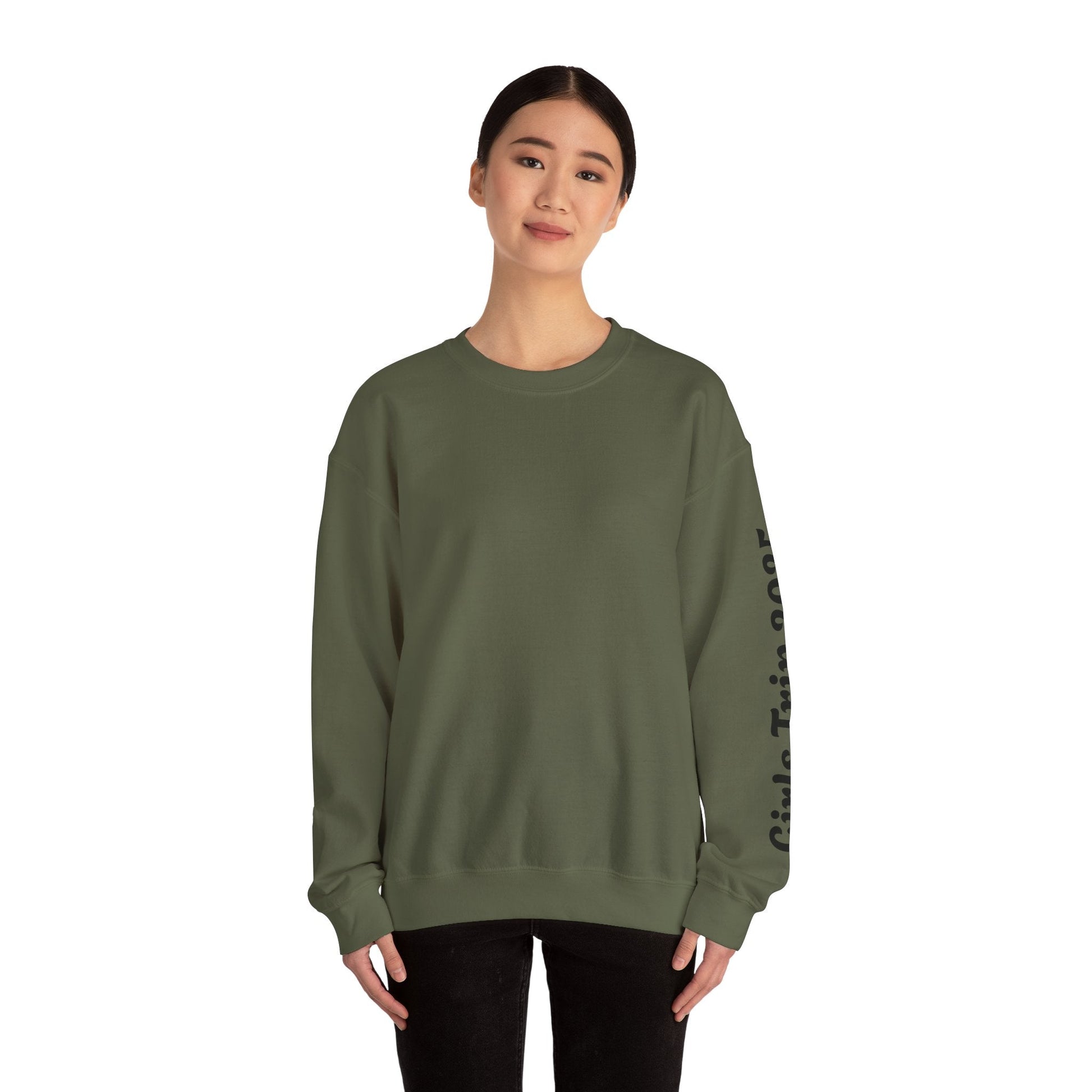 Crewneck Sweatshirt - Girls on the Loose Adventure Memories Celebration - Tiny Zen Gardens