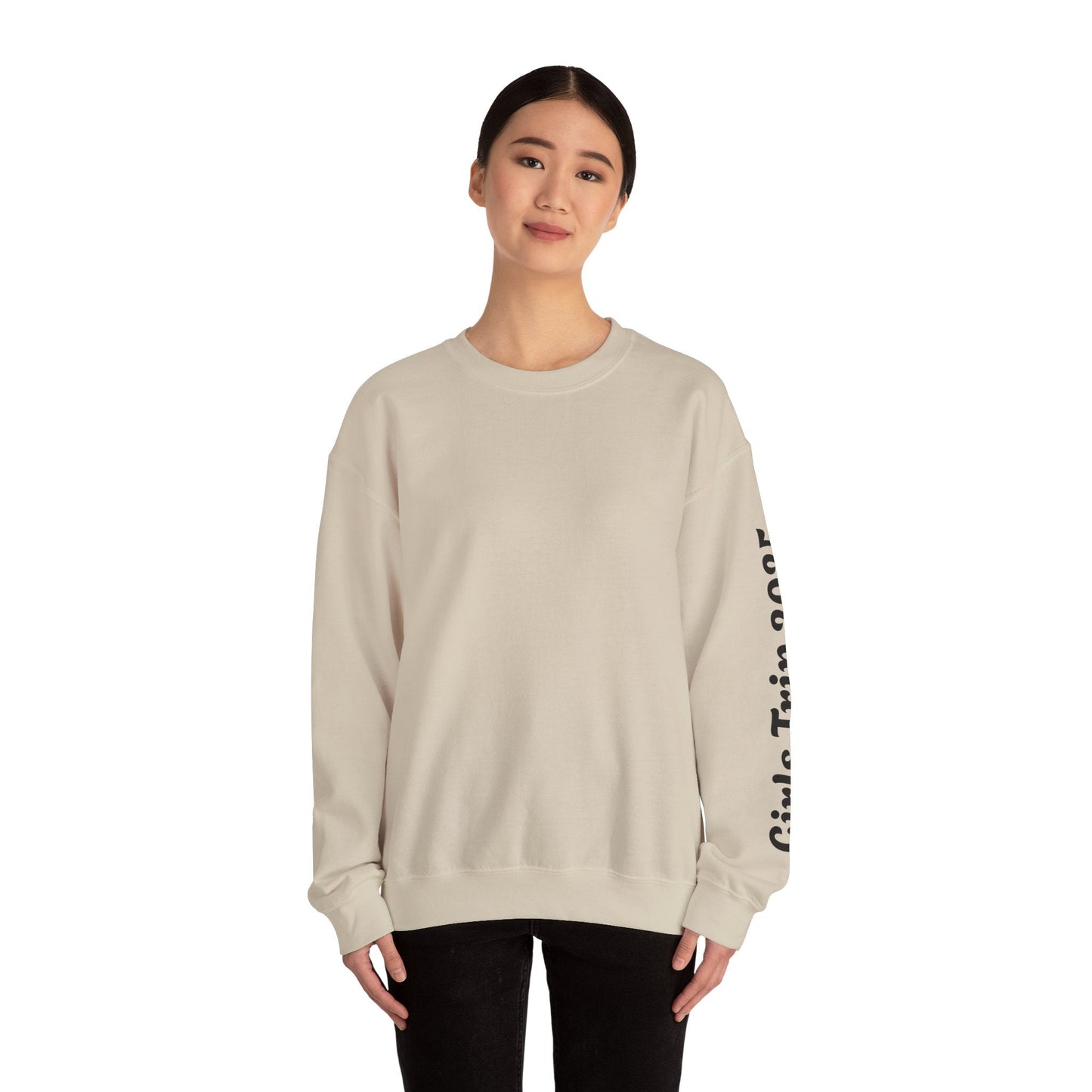 Crewneck Sweatshirt - Girls on the Loose Adventure Memories Celebration - Tiny Zen Gardens