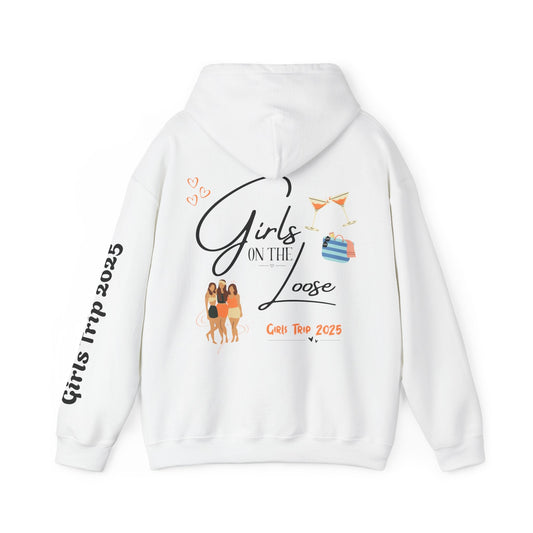 Girls On The Loose Hooded Sweatshirt - Tiny Zen Gardens