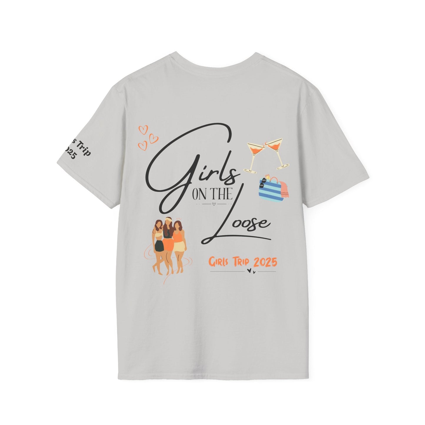 Girls Trip T-Shirt - Girls on the Loose Design - Tiny Zen Gardens