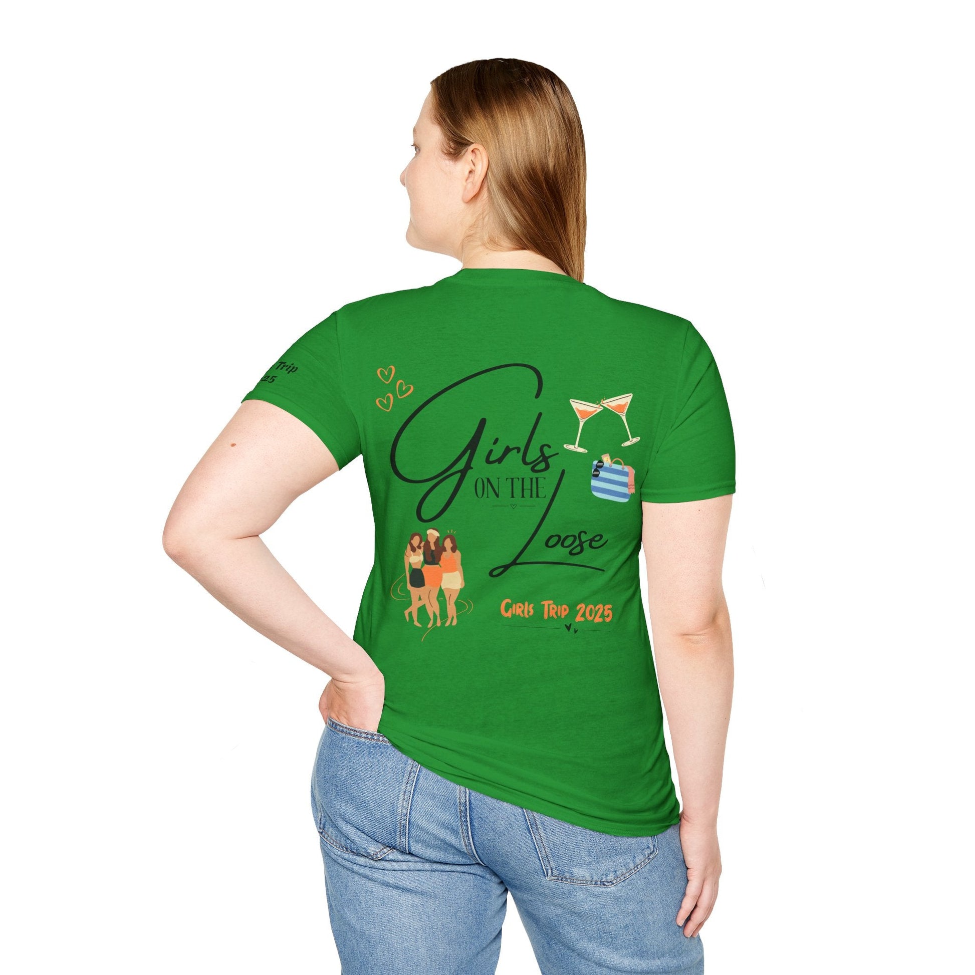 Girls Trip T-Shirt - Girls on the Loose Design - Tiny Zen Gardens