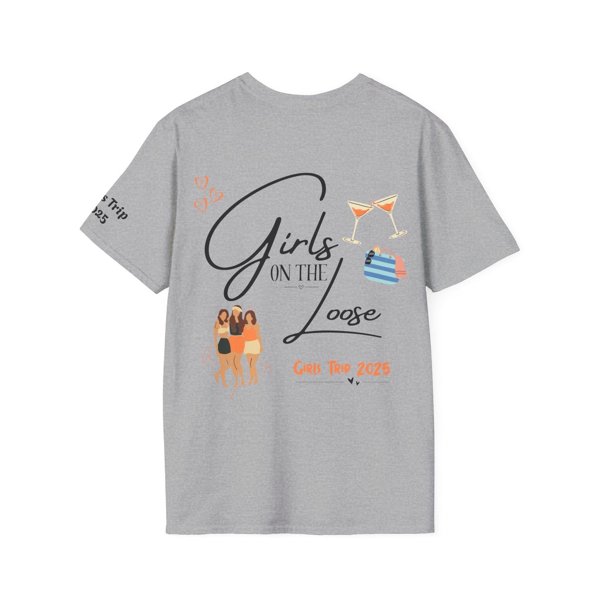 Girls Trip T-Shirt - Girls on the Loose Design - Tiny Zen Gardens
