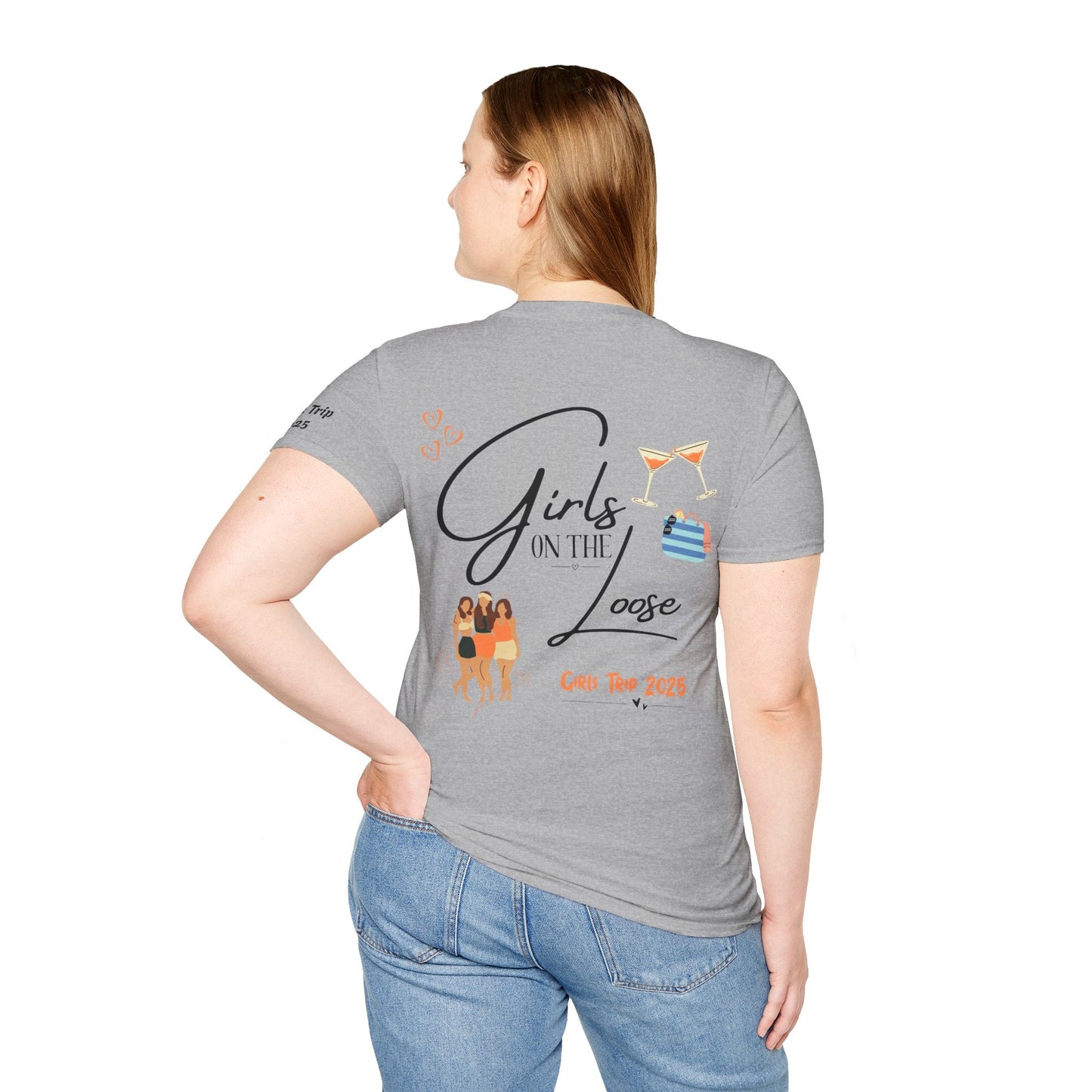 Girls Trip T-Shirt - Girls on the Loose Design - Tiny Zen Gardens