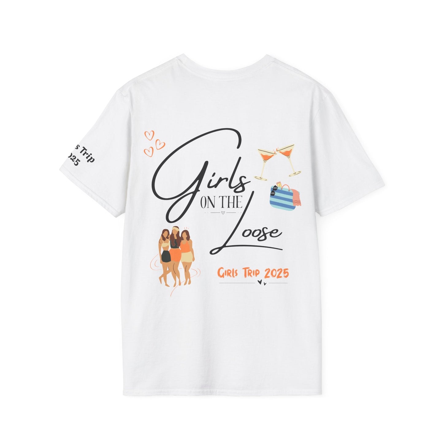 Girls Trip T-Shirt - Girls on the Loose Design - Tiny Zen Gardens