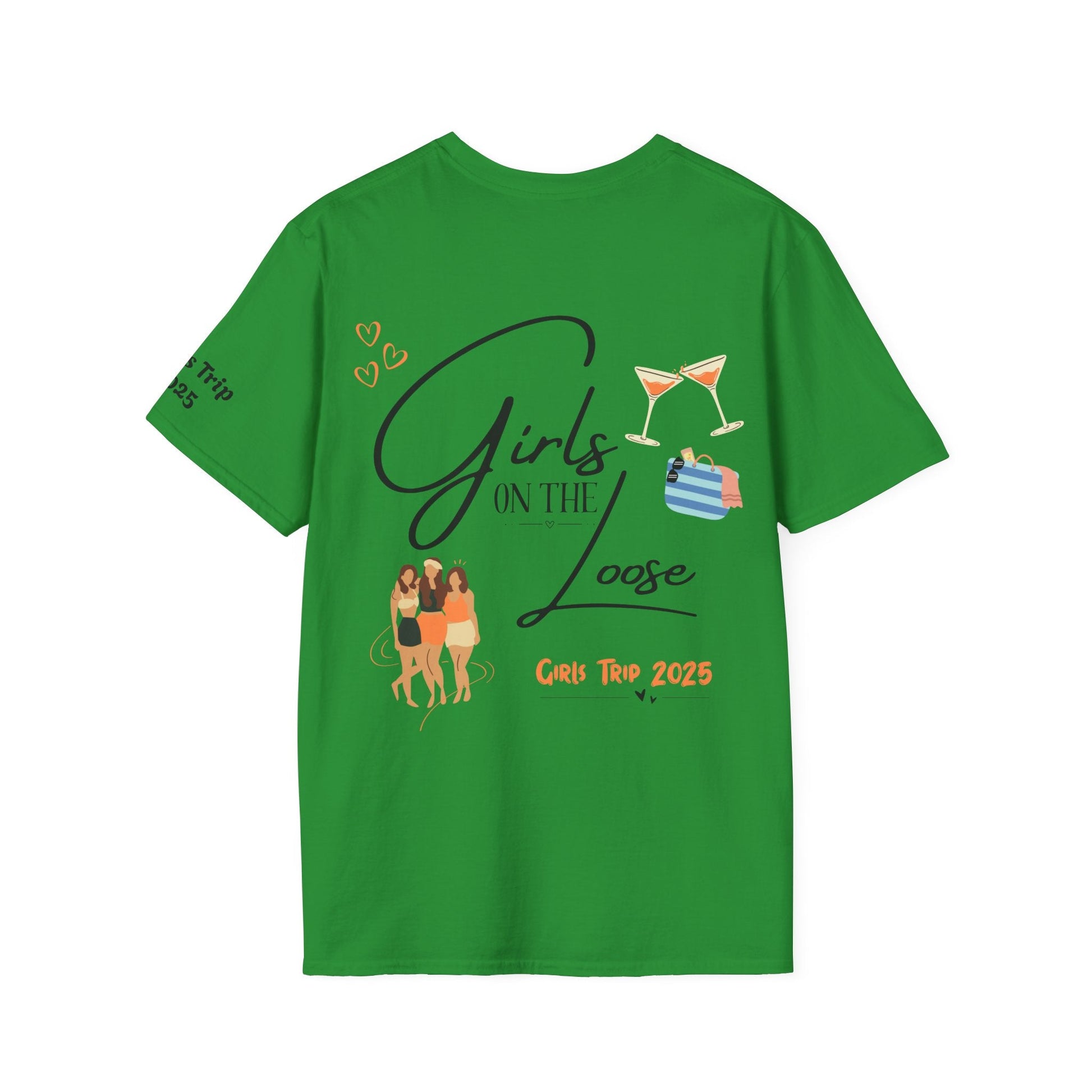 Girls Trip T-Shirt - Girls on the Loose Design - Tiny Zen Gardens