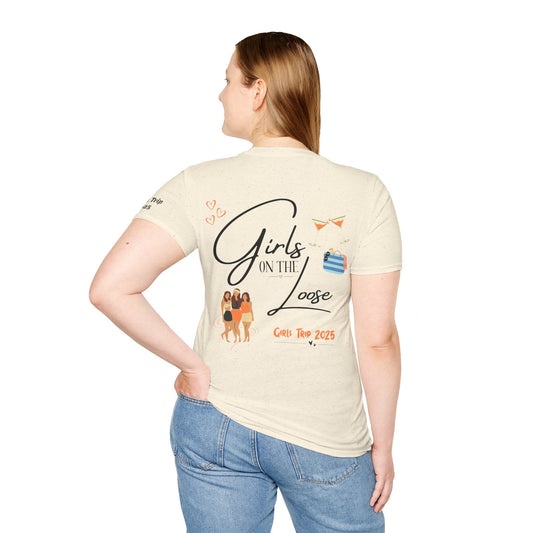 Girls Trip T-Shirt - Girls on the Loose Design - Tiny Zen Gardens