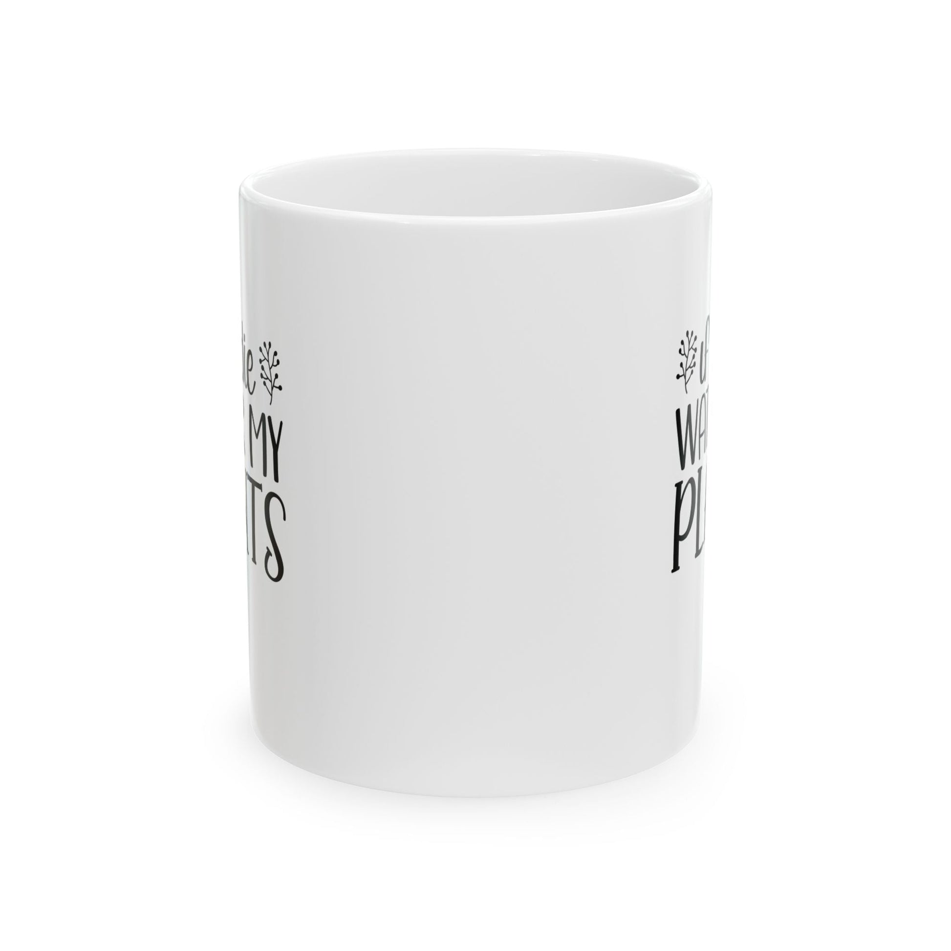 Mug - If I Die Water My Plants, Ceramic (11oz, 15oz) - Tiny Zen Gardens