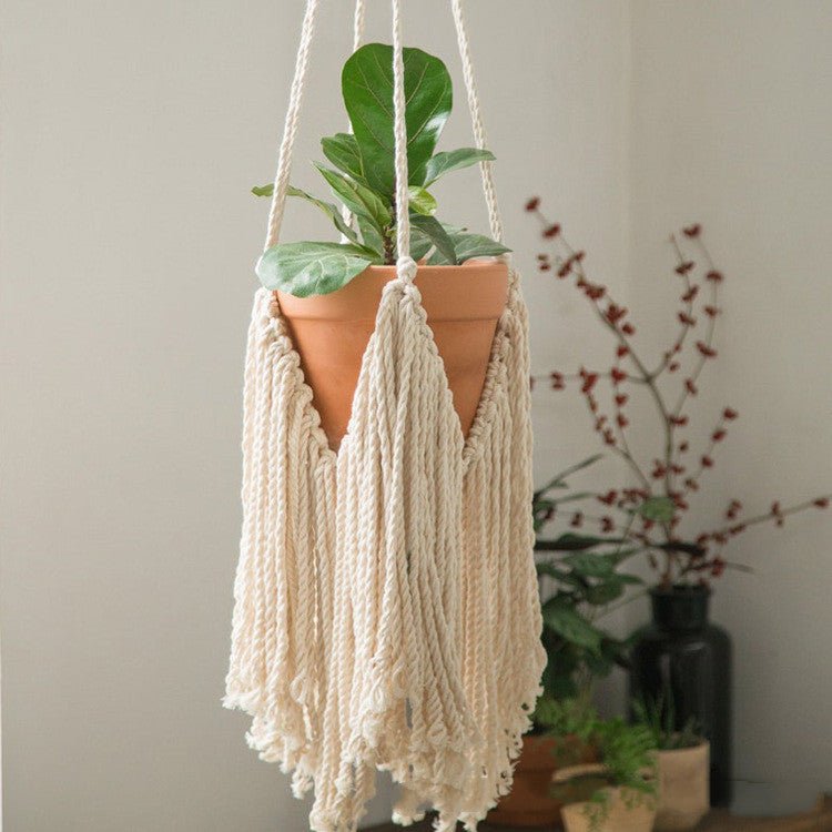 Plant Hanging Spider Plant Net Bag Decoration Boho - Tiny Zen Gardens