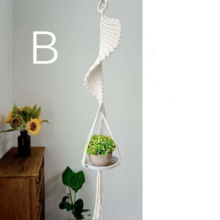 Plant Hanging Spider Plant Net Bag Decoration Boho - Tiny Zen Gardens