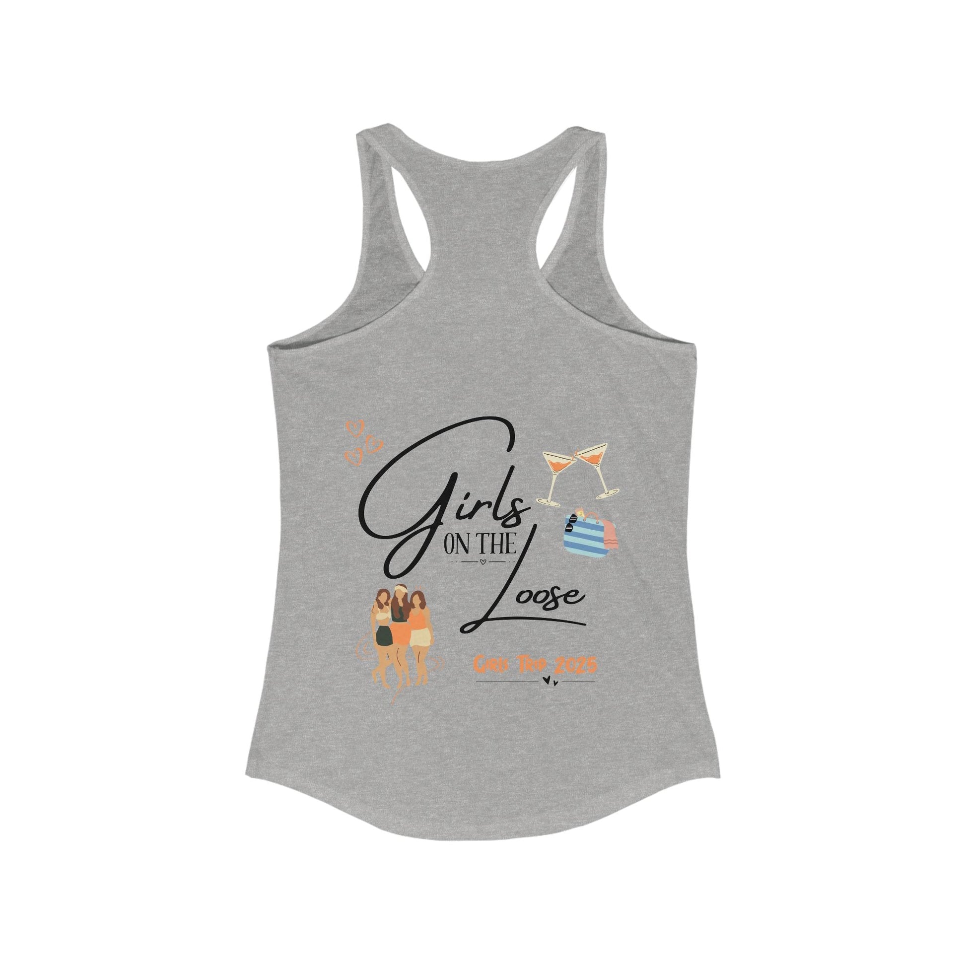 Racerback Tank - Girls on the Loose Tank Top - Tiny Zen Gardens