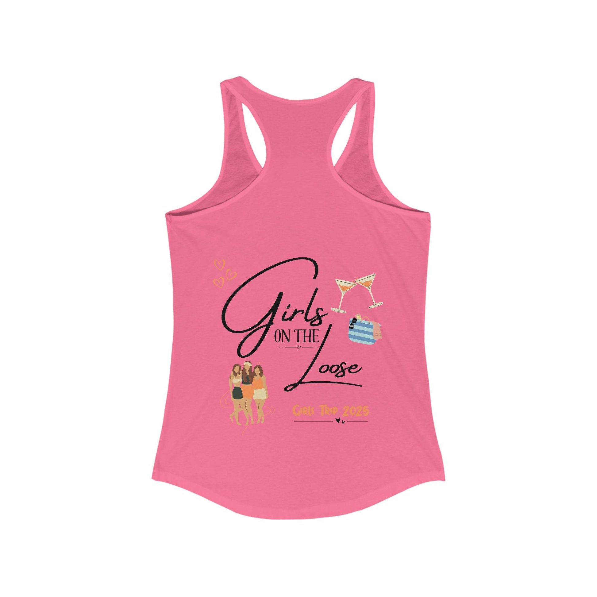 Racerback Tank - Girls on the Loose Tank Top - Tiny Zen Gardens