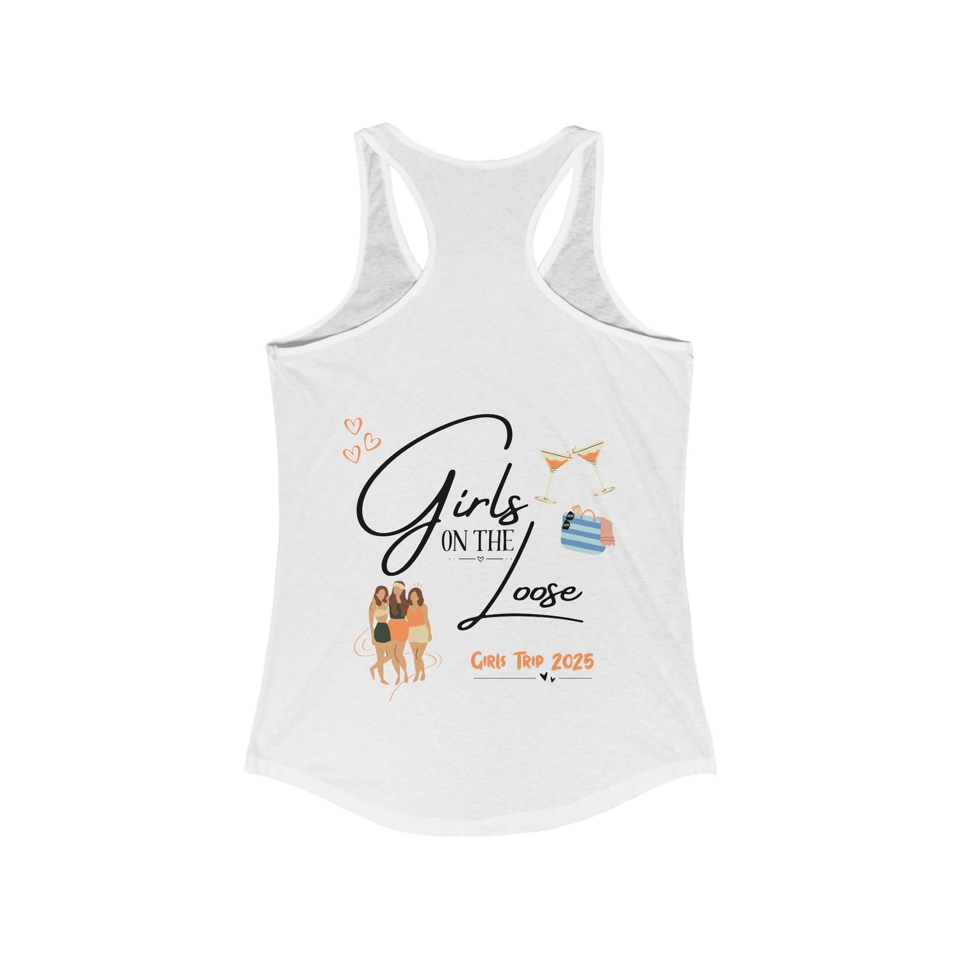 Racerback Tank - Girls on the Loose Tank Top - Tiny Zen Gardens
