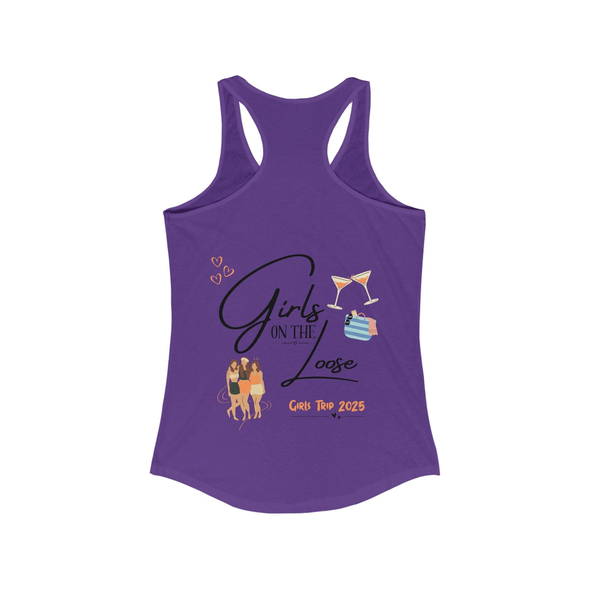 Racerback Tank - Girls on the Loose Tank Top - Tiny Zen Gardens