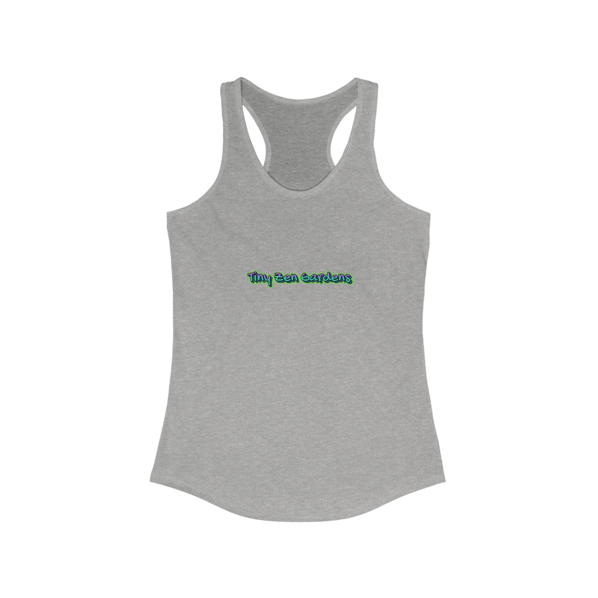 Racerback Tank with Tiny Zen Gardens Print - Tiny Zen Gardens