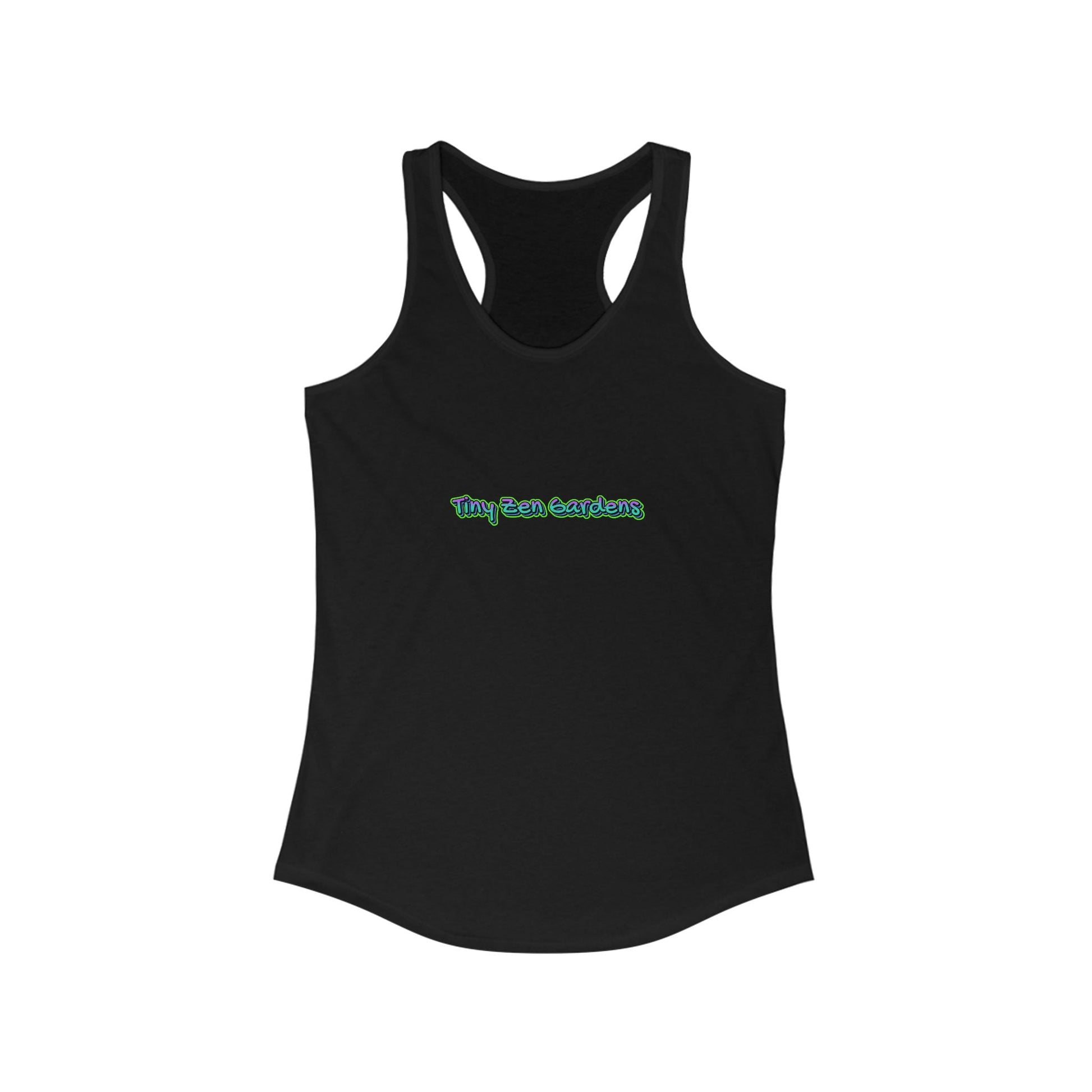 Racerback Tank with Tiny Zen Gardens Print - Tiny Zen Gardens