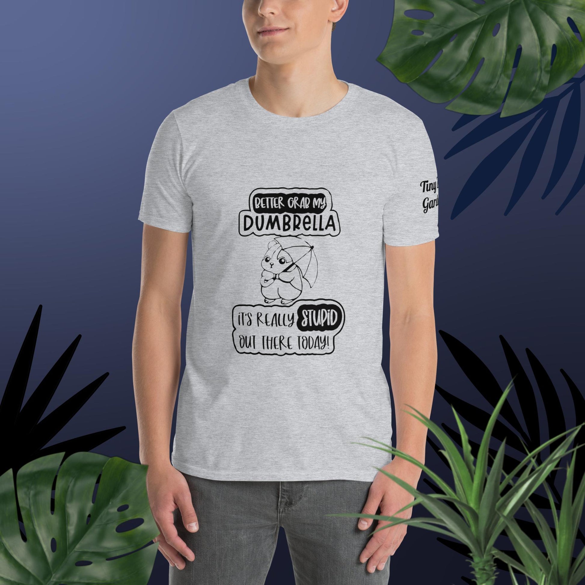 Short - Sleeve Unisex T-Shirt | Dumbrella - Tiny Zen Gardens