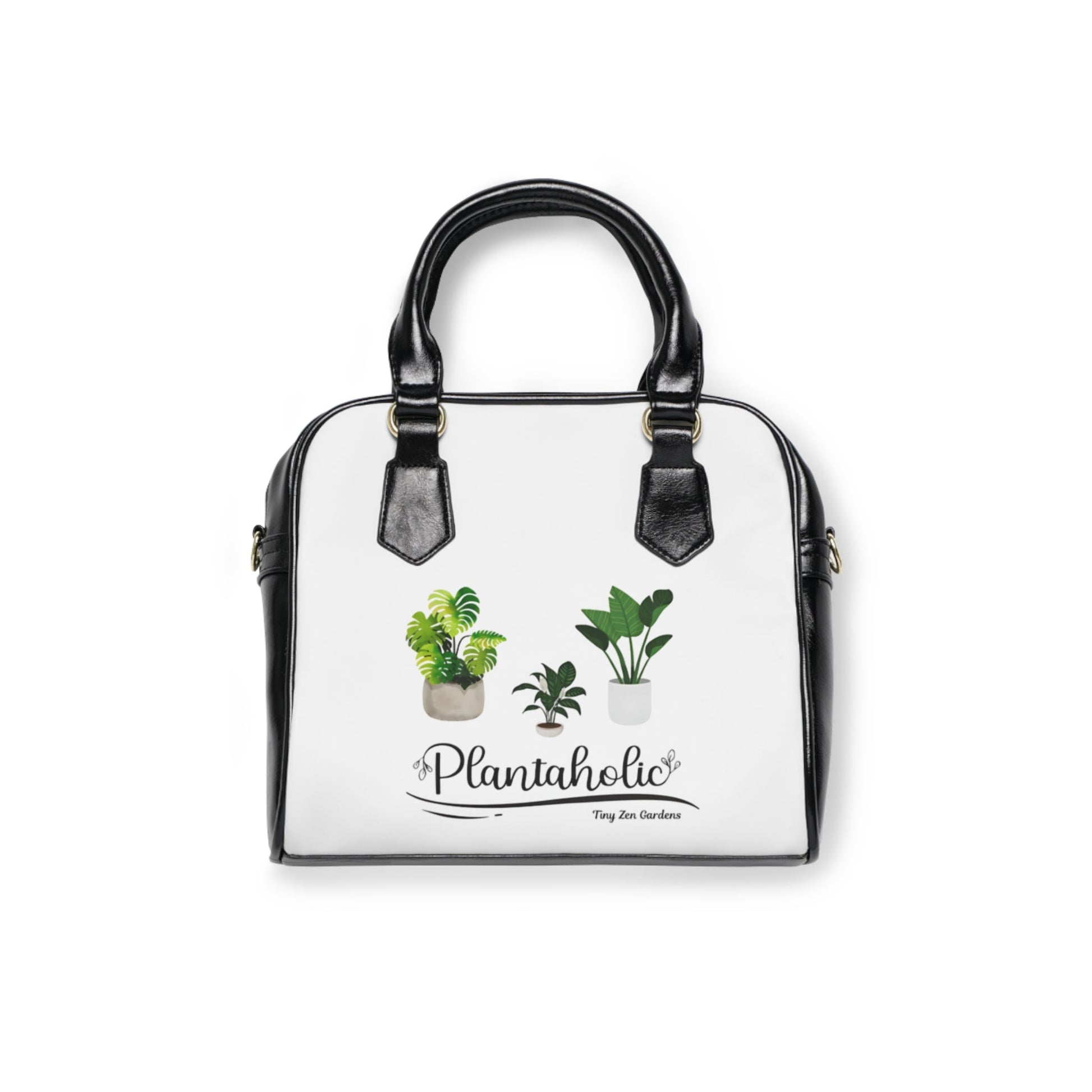 Shoulder Handbag - Plantaholic Shopping Companion - Tiny Zen Gardens