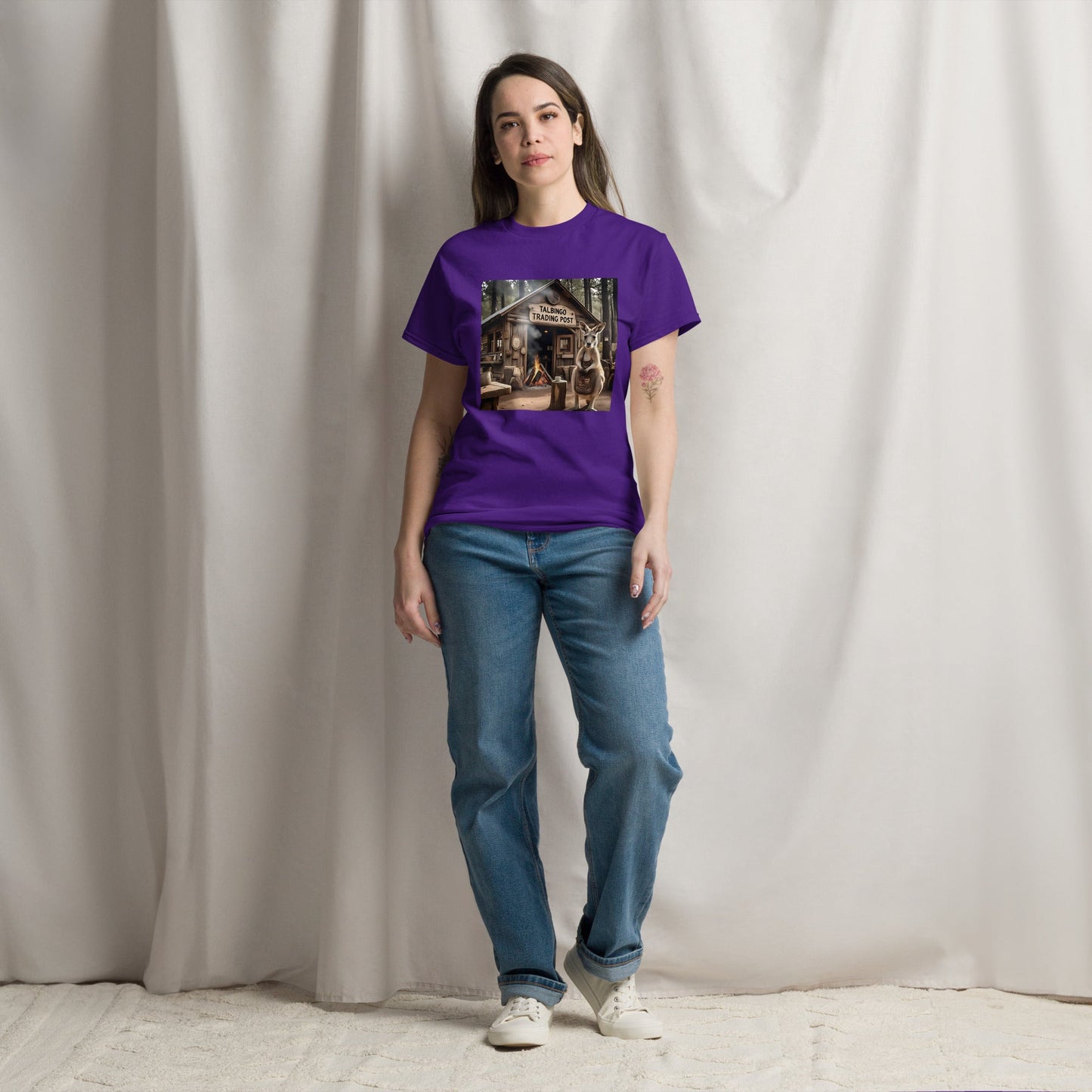 Talbingo Trading Post Crew Neck Unisex classic tee - Tiny Zen Gardens