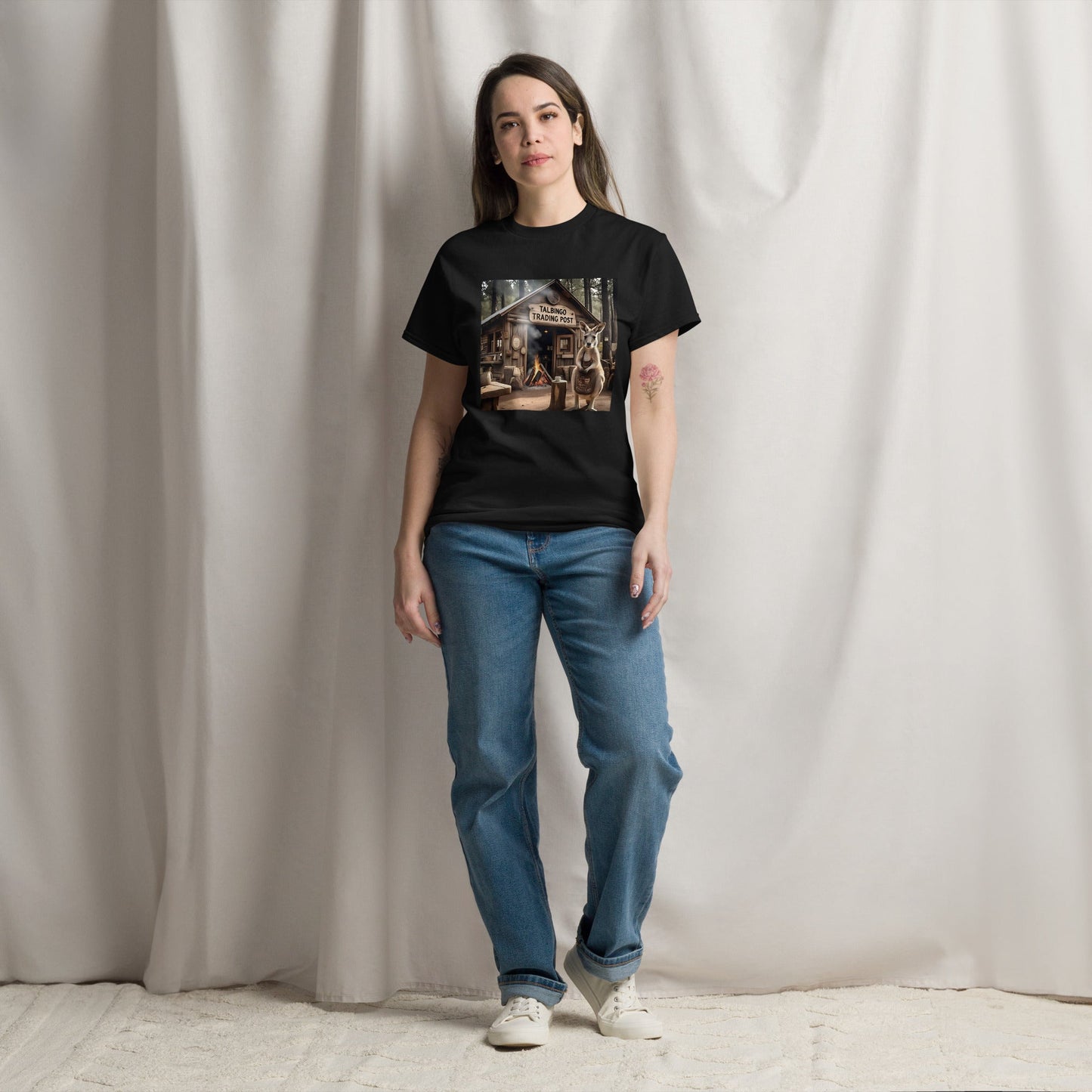 Talbingo Trading Post Crew Neck Unisex classic tee - Tiny Zen Gardens