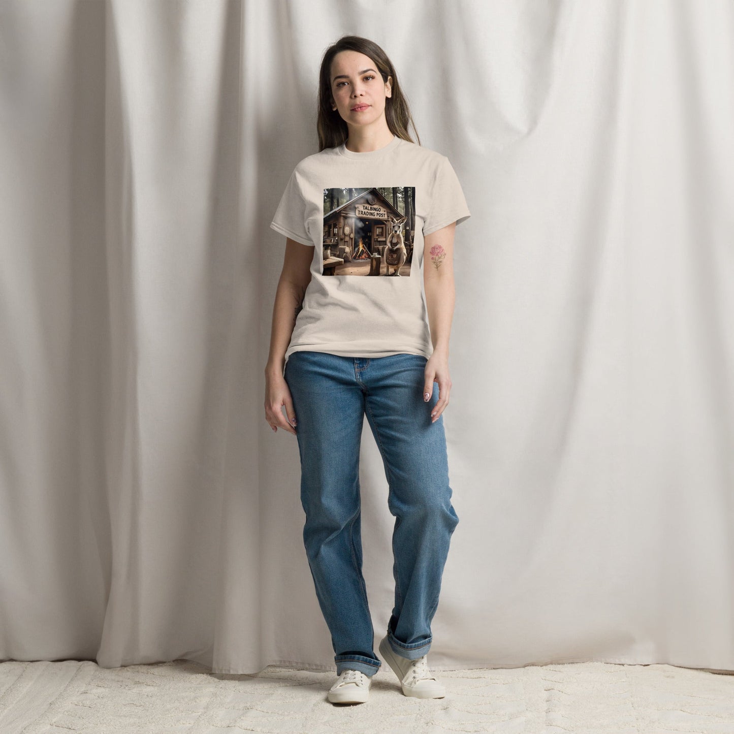 Talbingo Trading Post Crew Neck Unisex classic tee - Tiny Zen Gardens