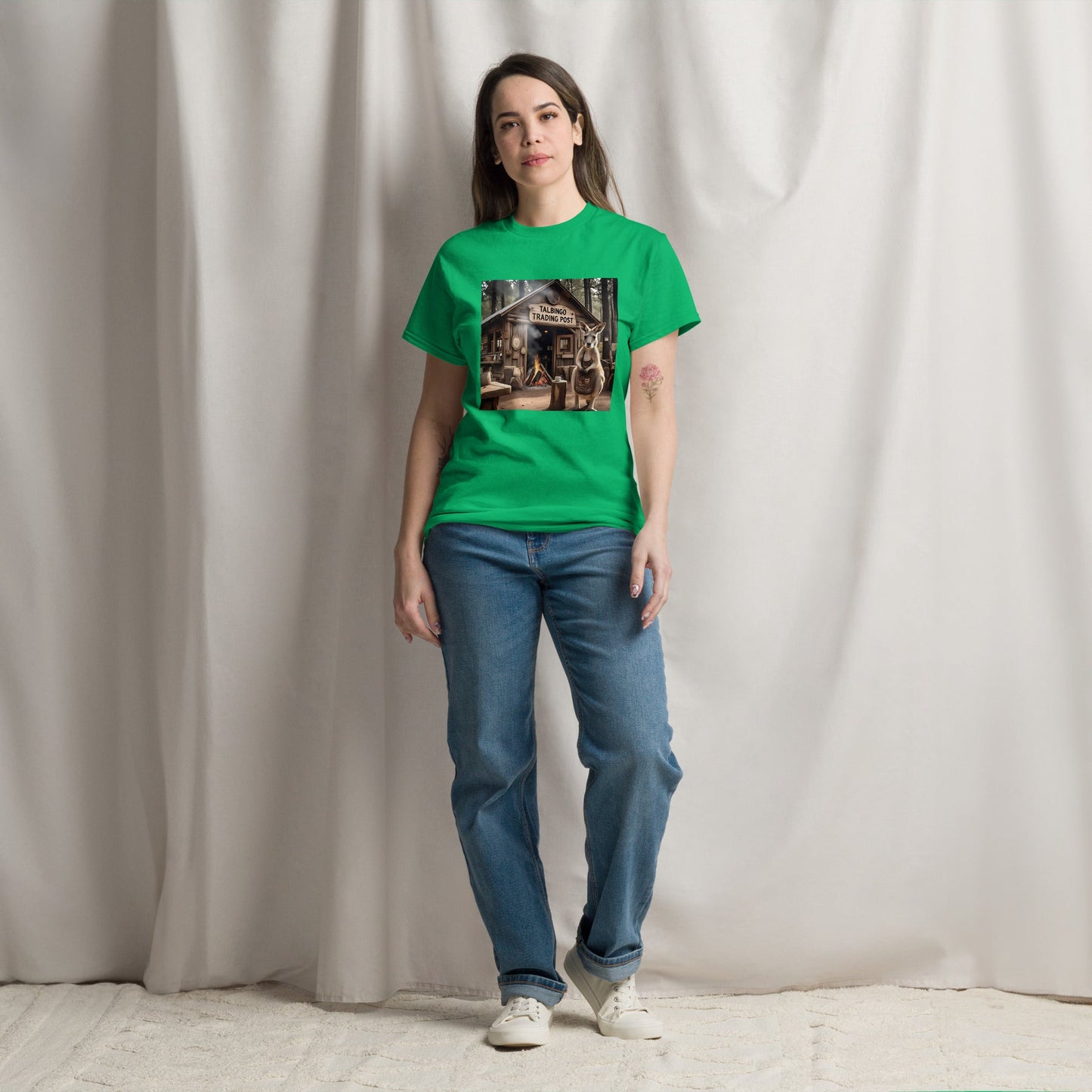 Talbingo Trading Post Crew Neck Unisex classic tee - Tiny Zen Gardens