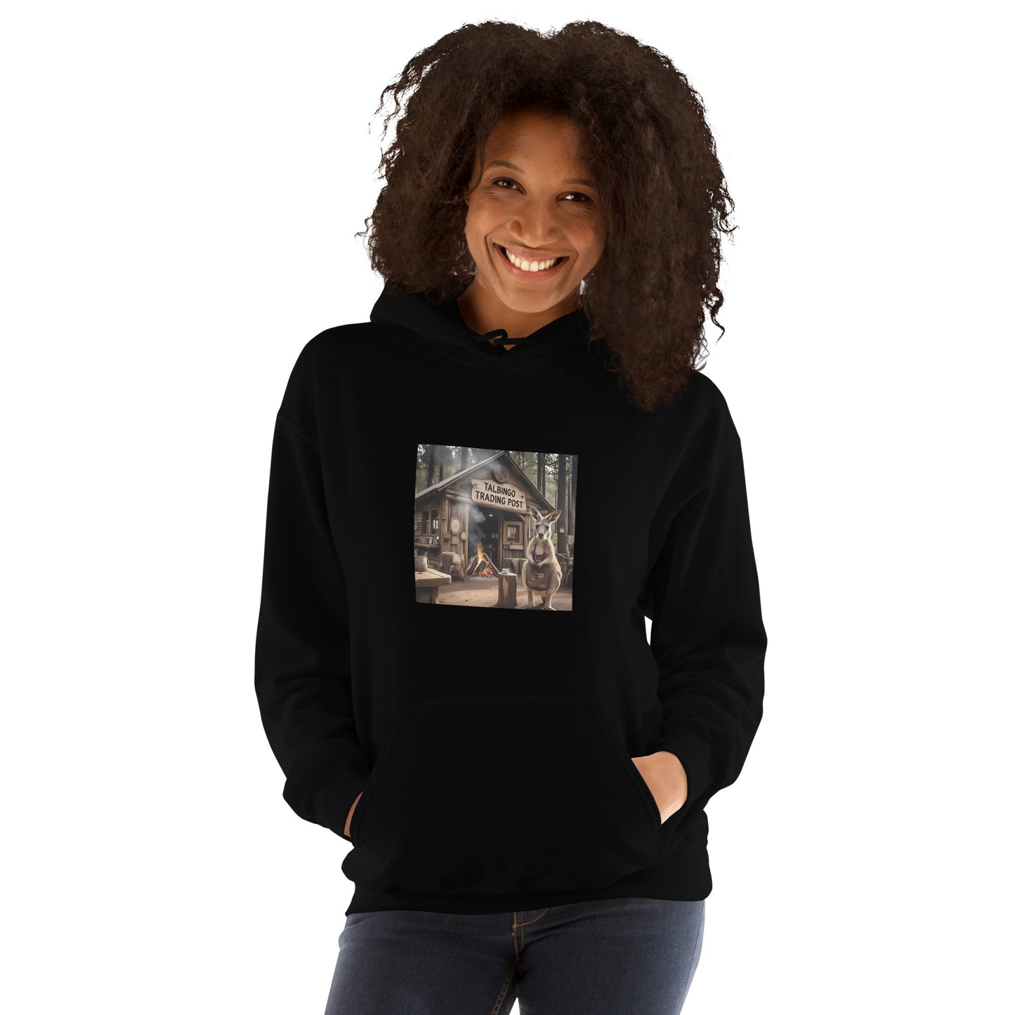 Talbingo Trading Post Unisex Hoodie - Tiny Zen Gardens