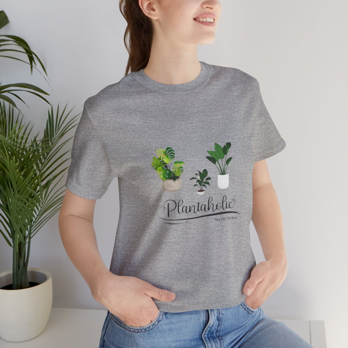 Unisex Jersey Short Sleeve Tee | Plantaholic | Tiny Zen Gardens