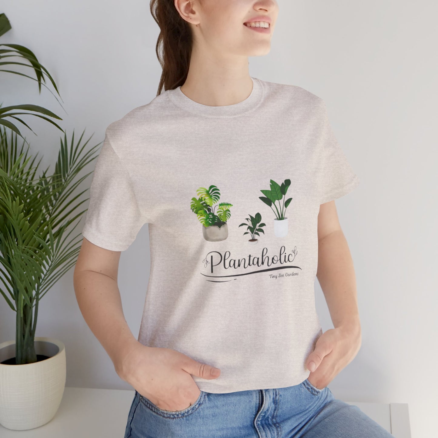 Unisex Jersey Short Sleeve Tee | Plantaholic | Tiny Zen Gardens