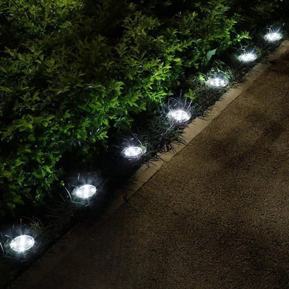 4 Pcs Solar Powered LED Light for Outdoor Garden - Tiny Zen Gardens