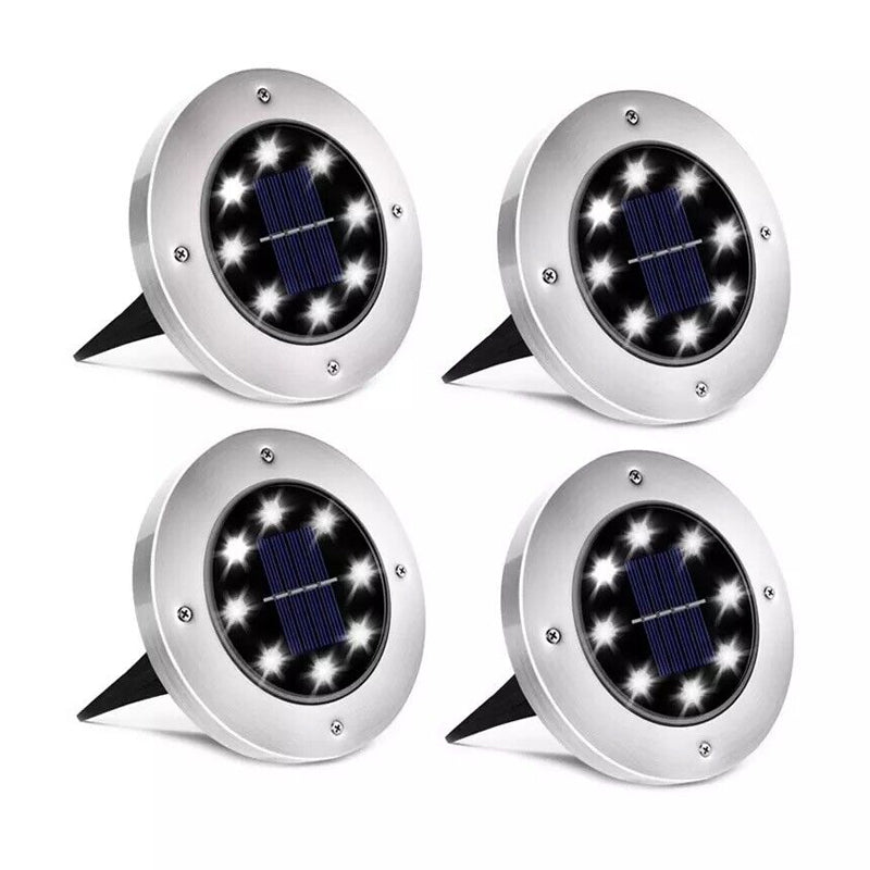 4 Pcs Solar Powered LED Light for Outdoor Garden - Tiny Zen Gardens