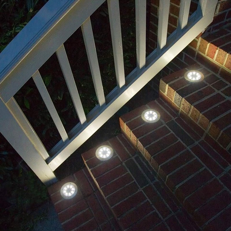 4 Pcs Solar Powered LED Light for Outdoor Garden - Tiny Zen Gardens