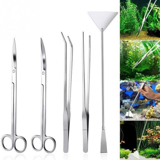 Aquatic Plant Stainless Steel Maintenance Tool Set - Tiny Zen Gardens