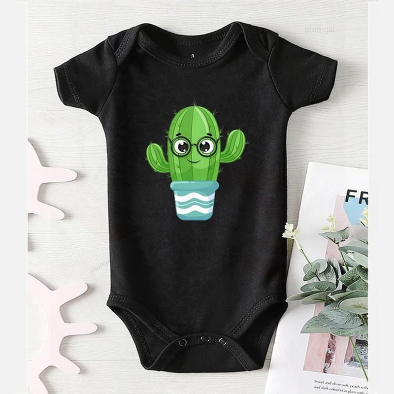 Baby Rompers cactus print - Tiny Zen Gardens