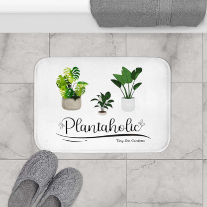 Bath Mat | Plantaholic | Tiny Zen Gardens - Tiny Zen Gardens