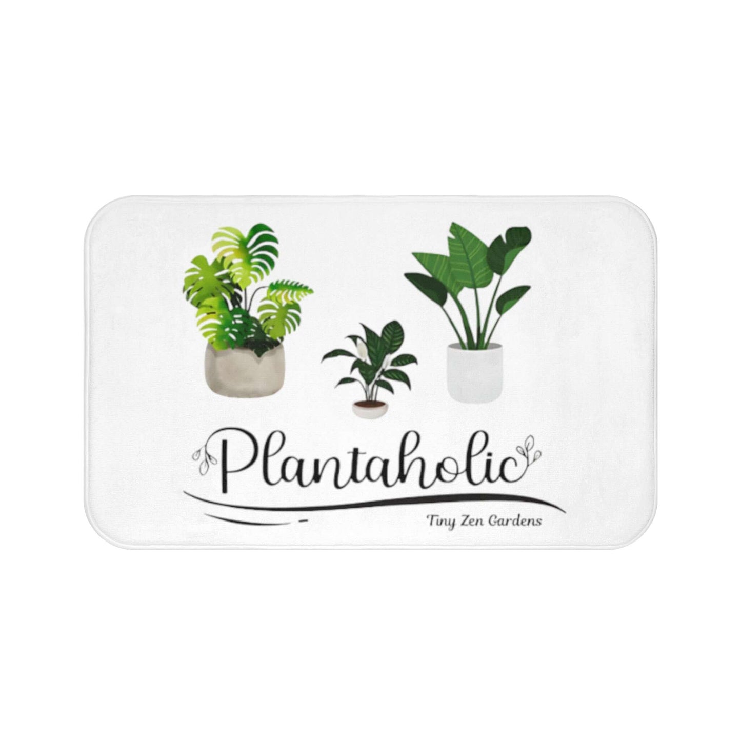 Bath Mat | Plantaholic | Tiny Zen Gardens - Tiny Zen Gardens