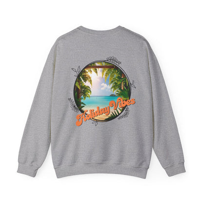 Beach Vibes Unisex Sweatshirt - Holiday Vibes Design - Tiny Zen Gardens