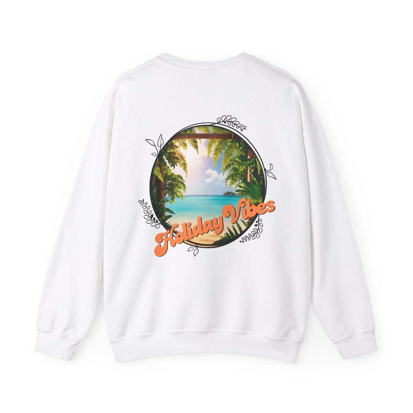 Beach Vibes Unisex Sweatshirt - Holiday Vibes Design - Tiny Zen Gardens