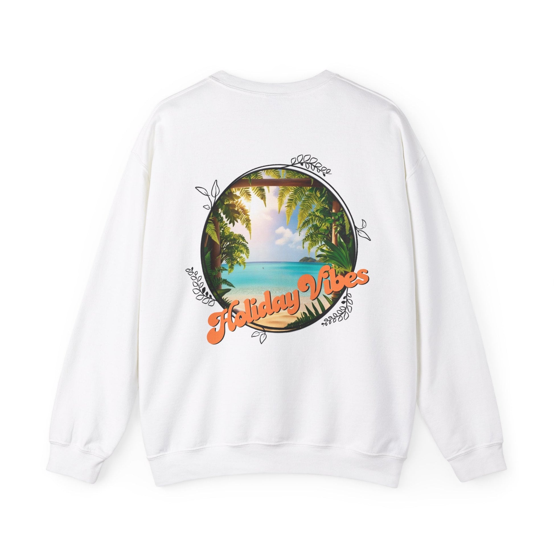 Beach Vibes Unisex Sweatshirt - Holiday Vibes Design - Tiny Zen Gardens