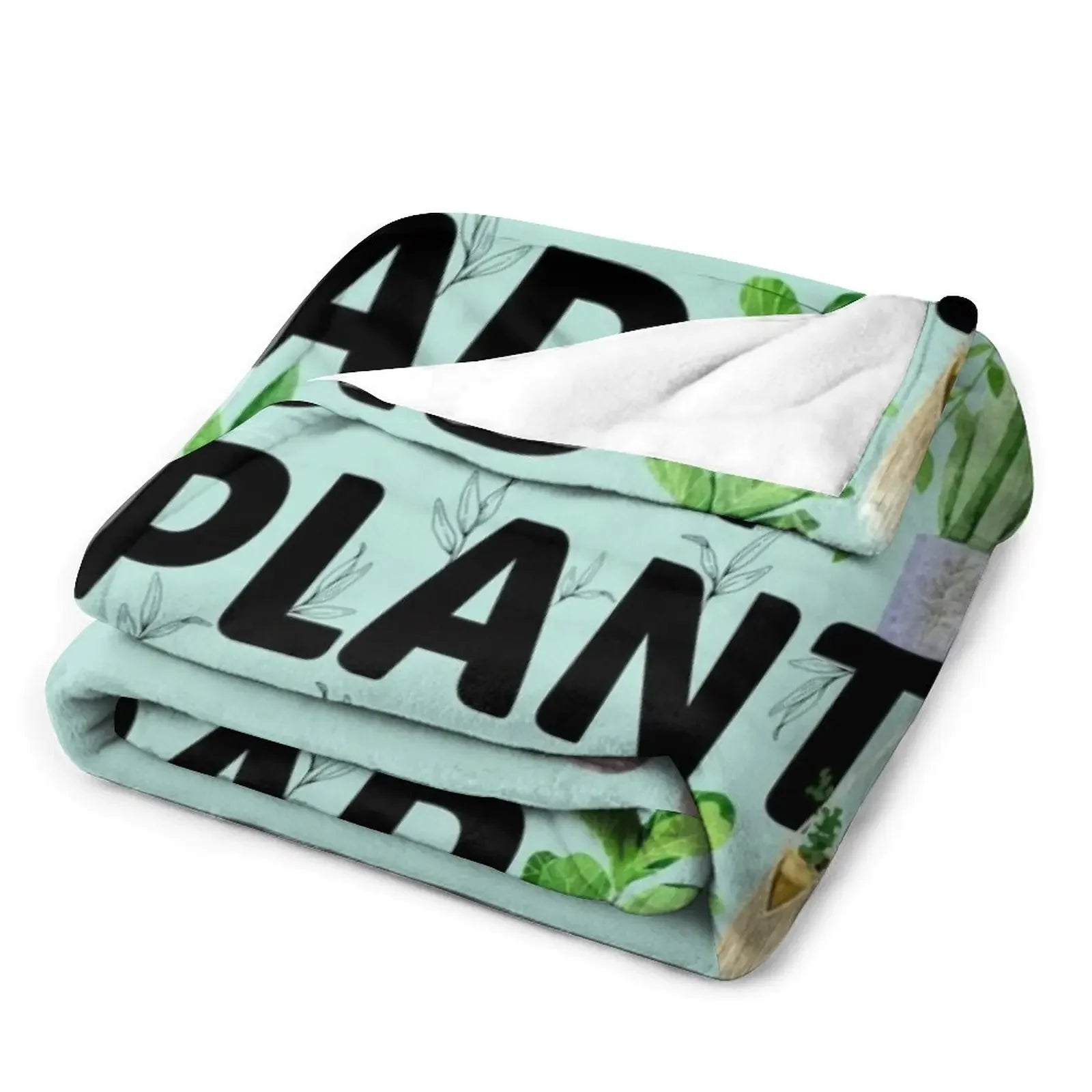 Best Plant Dad Throw Blanket - Tiny Zen Gardens