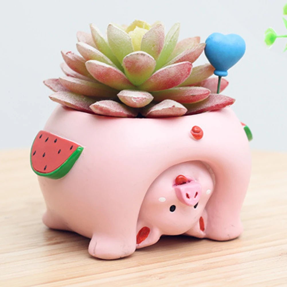 Cute Cat Pig Dog Succulent Plant Pot - Tiny Zen Gardens