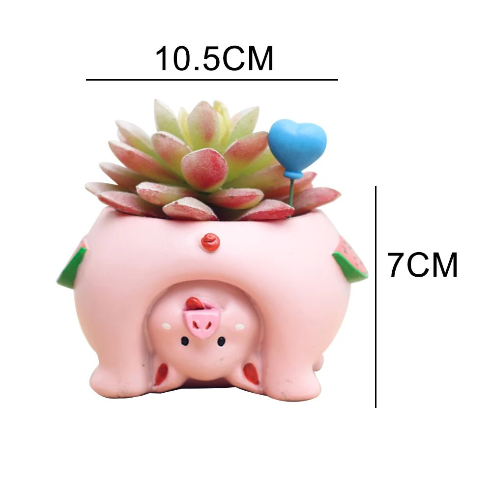 Cute Cat Pig Dog Succulent Plant Pot - Tiny Zen Gardens