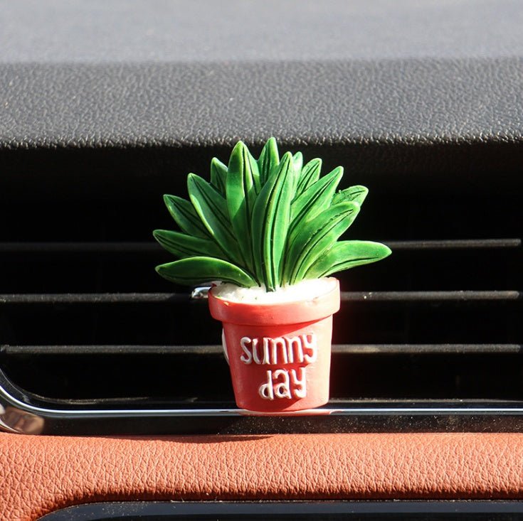 Cute Creative Ornaments Interior Car Accessories - Tiny Zen Gardens