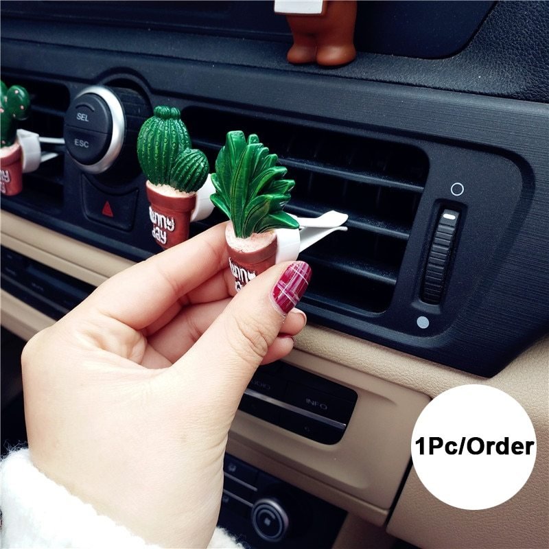 Cute Creative Ornaments Interior Car Accessories - Tiny Zen Gardens