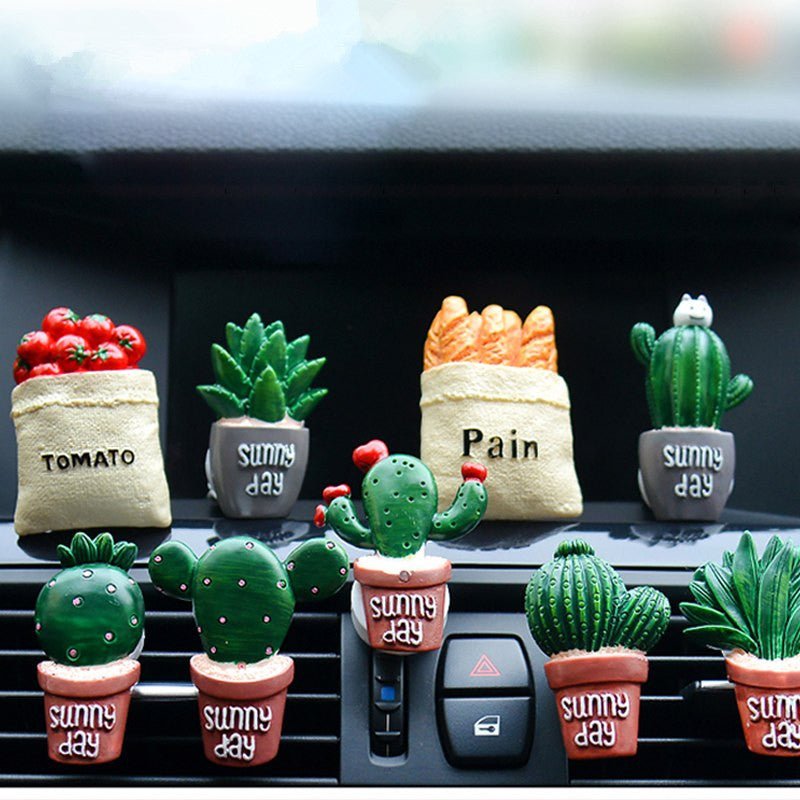 Cute Creative Ornaments Interior Car Accessories - Tiny Zen Gardens