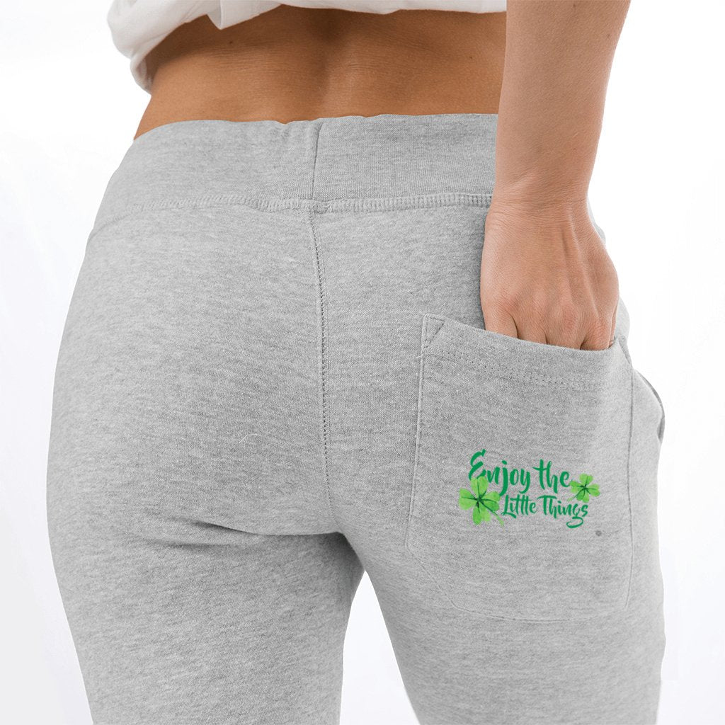 Enjoy the Little Tings Premium Fleece Joggers Tiny Zen Gardens - Tiny Zen Gardens