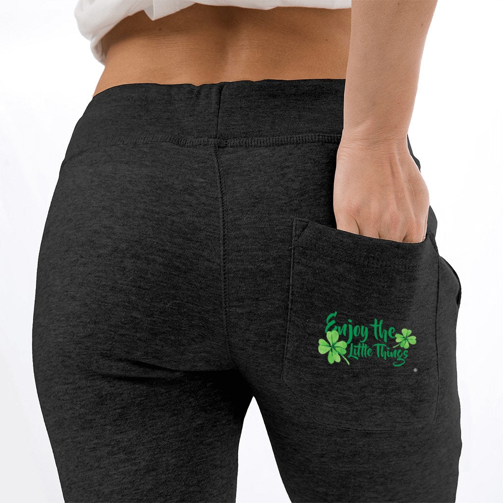 Enjoy the Little Tings Premium Fleece Joggers Tiny Zen Gardens - Tiny Zen Gardens