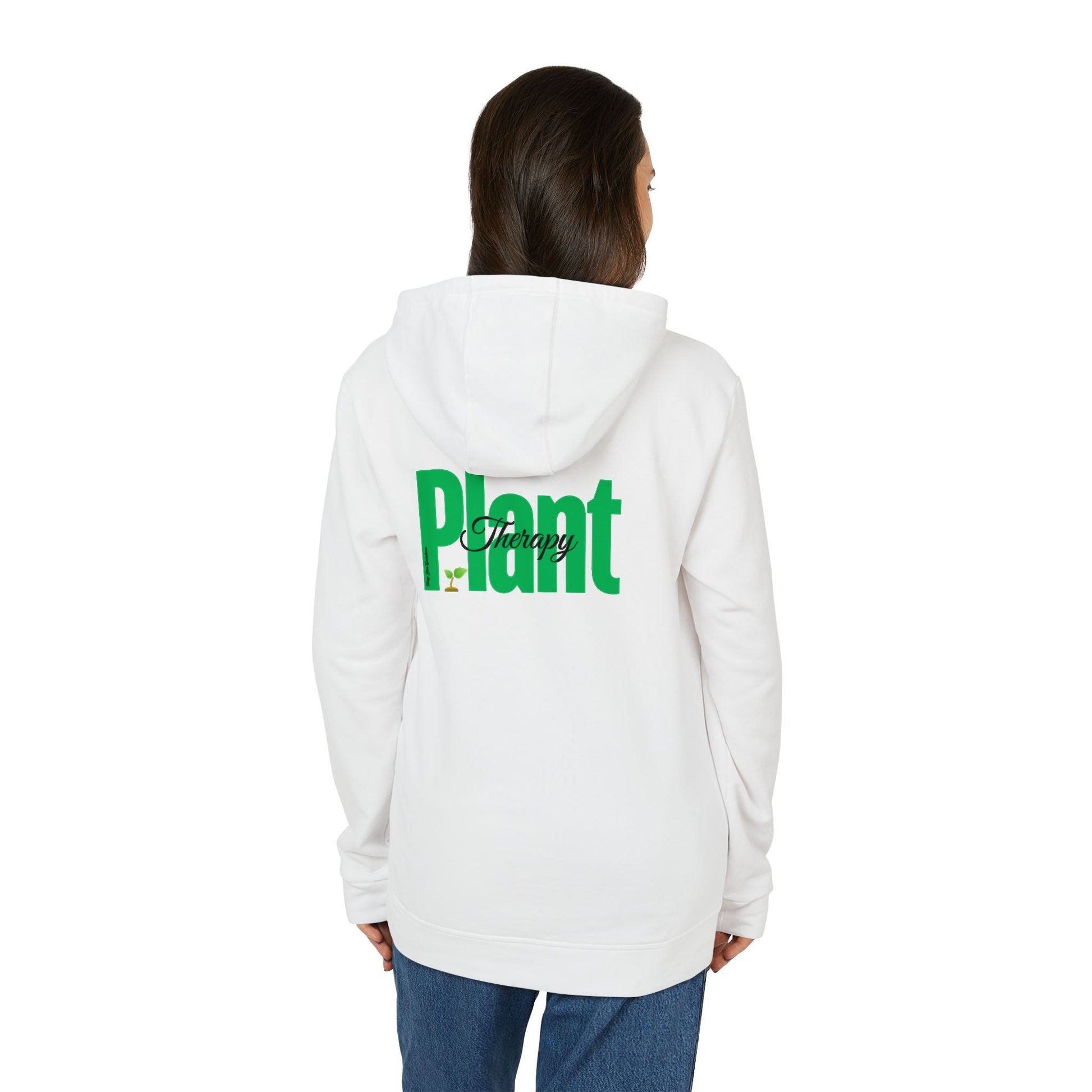 Fleece Hoodie Plant Therapy Print - Tiny Zen Gardens